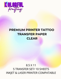 Kolorful Krafting Premium Printer Tattoo Transfer Paper
