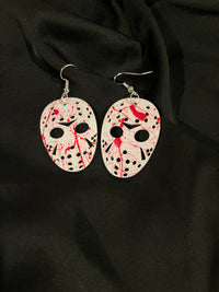 Jason Mask Earrings