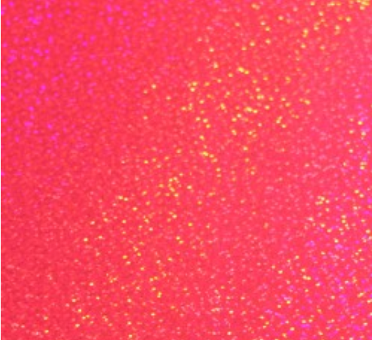 12" StarCraft Magic Permanent Adhesive Decorative Film Hoax Holo Fluorescent Pink - Kolorful Krafting 