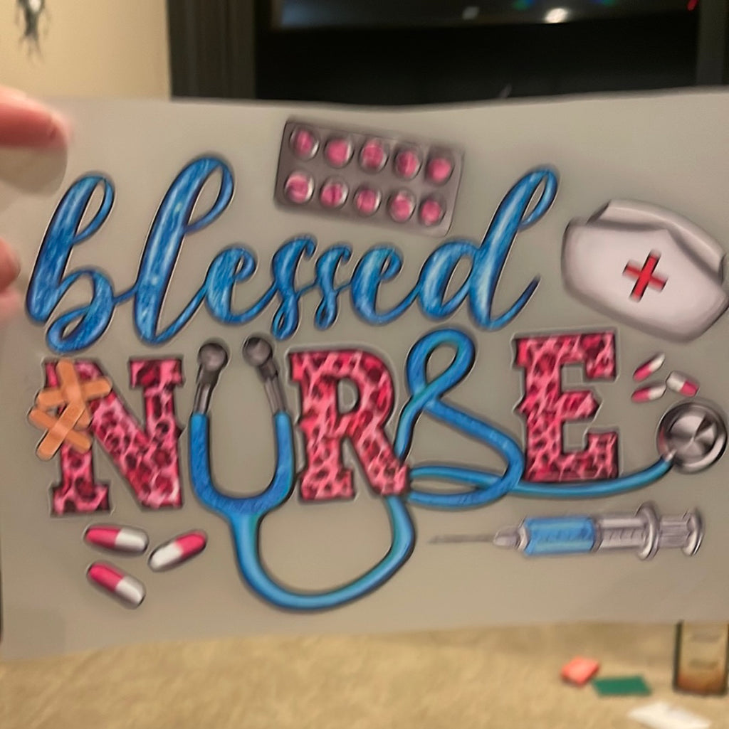 Blessed Nurse DTF Transfer