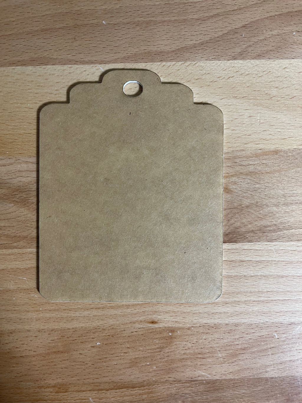 Blank Sublimation Gift Tag